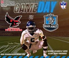 🚨 Get ready for an epic gridiron clash! 🏈 On March 6, 2024, witness the  showdown of the season as the Cedar Rapids River Kings take