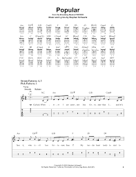 There are loads of free lessons and tabs. Popular From Wicked By Stephen Schwartz Easy Guitar Tab Guitar Instructor