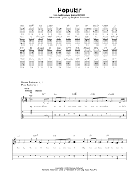 Our selection of the most easiest songs to play on a guitar for beginners. Popular From Wicked By Stephen Schwartz Easy Guitar Tab Guitar Instructor
