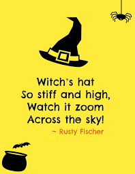 Witch S Hat A Halloween Poem Halloween Poems Vintage Halloween Cards Halloween Spooktacular