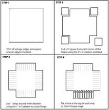 Begin to knot the pieces of fabric. 32 Best Diy Tie Blankets Ideas Tie Blankets Sewing Fleece Blanket Diy