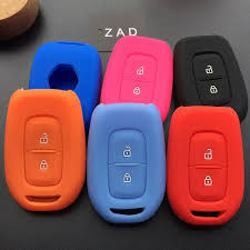 Zad Silicone Rubber Car Key Cover Case Shell Set For Renault Duster Dacia Scenic Master Megane 2 Button Remote Key Cover Review Renault Duster Interior Accessories Key Covers