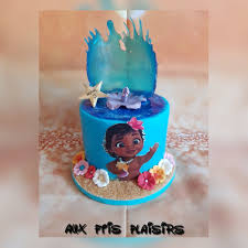 Gateau Vaiana Pour Les 5 Ans De Leina Sponge Cake Aux Chocolats Ganache Chocolat Blanc Vanille Lissage Chocolat Noir Vague En I Cake Wedding Cakes Birthday