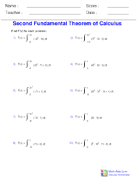 Get a vivid picture of differentiation and integration with the calculus worksheets. Calculus Worksheets Definite Integration For Calculus Worksheets