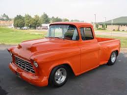 Image result for Orange 1955 Truck