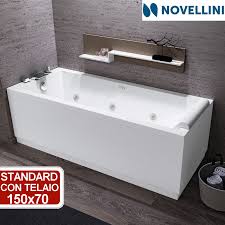 Senza rompere e sporcare l'ambiente circostante, garantendo rapidità di installazione e grande. Vasche Con Telaio E Pannelli Vasca Da Bagno Standard Con Telaio E Pannelli Novellini Calos 2 0 150x70 Cm Super Sama Store Idraulica Elettronica E Hobbistica A Prezzi Imbattibili