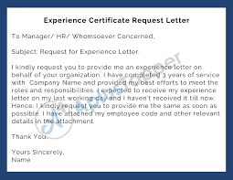 Some time companies do not issue experience letter until you request them with solid reason. Experience Certificate Formats Samples And How To Write An Experience Certificate A Plus Topper