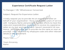 I need the certificates to apply for other jobs and other purposes. Experience Certificate Formats Samples And How To Write An Experience Certificate A Plus Topper