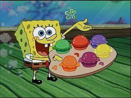 Spongebob squarepants gummy krabby patties candy colors. Pretty Patties The Adventures Of Gary The Snail Wiki Fandom