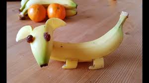 Was kann man aus obst und gemüse alles herstellen? Hund Aus Banane Anleitung Foodart Youtube