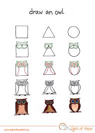 Draw a shorter straight line at the top of each. How To Draw Any Animal From A Square A Triangle And A Circle Bored Panda