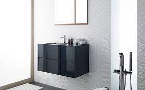 The folk series is a wall mounted vanity with two drawers. Modern Bathroom Furniture Bathroom Units Porcelanosa