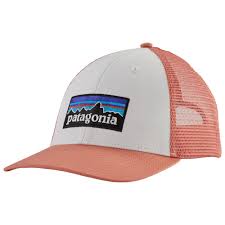 Together for the planet label trad cap. Cap Patagonia P 6 Logo Lopro Trucker Hat White W Mellow Melon Sommer 2021 Glisshop