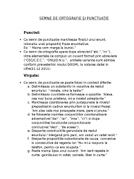 Semne De Punctuatie