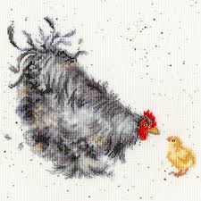 Embroidery type this pattern is designed for cross stitching. Mother Hen Animals Bothy Threads Cross Stitch Wrendale Designs Bothy Threads
