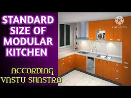 Covers kitchen planning, kitchen layouts and designing floor plans. Standard Size Of Modular Kitchens According Vastu Shastra Youtube