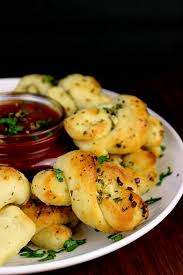 Garlic Knots And Sauce Pizzeria Style Dinner Then Dessert