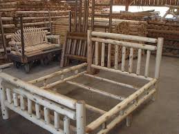White Cedar Log Bed King Check This Awesome Product By Going To The Link At The Image Log Bed Frame Log Bed Rustic Bedding