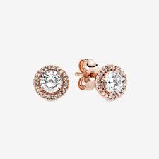 Bring out your inner sparkle with pandora rose earrings. Classic Elegance Stud Earrings In Pandora Rose Clear Cz Rose Gold Plated Pandora Us