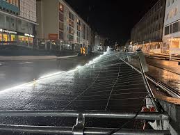 Gjerder tatt av vinden i Trondheim