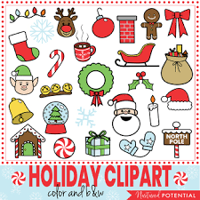 Traditional happy holidays and christmas background. Christmas Clip Art Color And Black White Christmas Clipart Holiday