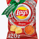 ЧИПСЫ LAYS КРАСНАЯ ИКРА 120ГР