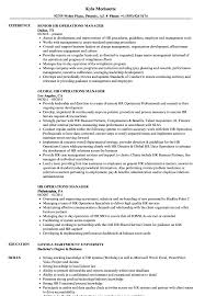 Create *your* cv in 15 minutes. Hr Operations Manager Resume Samples Velvet Jobs