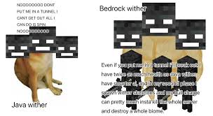 The list already contains 61 servers. Why Is Java Wither Such A Pussy Compared To What Bedrock Gets Minecraftmemes