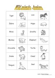 Animals Domino English For Beginners Dominoes For Kids How To Teach Kids
