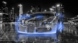See Through Super Bugatti Blau Free