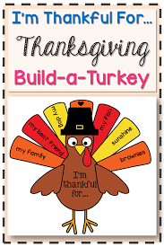 I M Thankful For Thanksgiving Build A Turkey Craft Virtual Thanksgiving Thanksgiving Activities For Kindergarten Thanksgiving Classroom Activities Thanksgiving Lessons