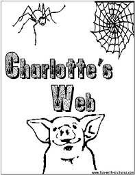 Printable charlottes web coloring pages. Charlottes Web Coloring Pages Learny Kids