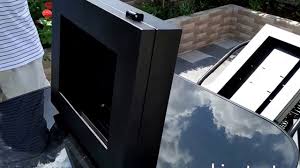 The round base ensures stability of the piece, and the gray coat of painting gives it a contemporary look. Outdoor Tv Enclosure Diy Outdoor Tv Cabinets For Flat Screens Tv Shield Reviews Youtube