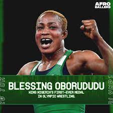 At the age of 32, blessing has secured her wins in the olympic games and proudly won a gold medal at the african wrestling championships for the last 11 years. Plqkno Bn4sxym