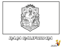 California state flag coloring page. Marvelous Flag Print Out For Mexico States Aguascalientes Zacatecas