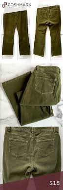 Lands End Olive Green Corduroy Pants Sz 12 In 2020 Corduroy Pants Pants For Women Trouser Pants Women
