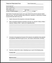 Observing Another Teacher Virtually Montessori Classroom Observation Form Classroom Observation Teacher Observation Checklist