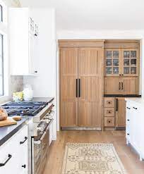 Oak looks classic that remains in sync with the modern kitchen model. Design Trend 2021 Reeded Wood Cabinetry Becki Owens