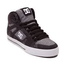Black And Pink Dc Shoes Shop For Womens Dc Spartan Hi Skate Shoe Black Gray At Journeys Shoes Stop To Smell The Roses With The New Spartan Hi Sk Dc Shoes Skate Shoes Dc Skate Shoes