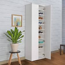 Shop modern & contemporary hallway wooden shoe storage cabinet, racks. Home Centre Robin Tall Shoe Cabinet 33 Pairs Amazon In Home Kitchen