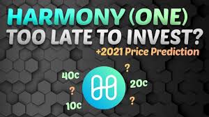 So make sure to diversify your crypto portfolio. Harmony One Big Months Ahead Harmony One Price Prediction 2021 Youtube