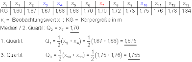 Hierbei wird unterschieden, ob du eine gerade oder eine ungerade anzahl an messwerten hast. Spannweite Median Varianz Standardabweichung Mathe Brinkmann