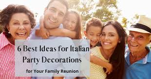 It's always fun to have an outdoor dinner party, but the little details are what make it so special! 6 Best Ideas For Italian Party Decorations The Proud Italian