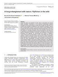 PDF) A long entanglement with nature: Flyfishers in the wild