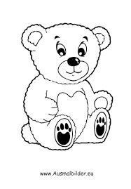 Ausmalbilder Plüsch Teddybär Spielsachen Malvorlagen Ausmalen