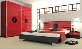 In a small bedroom, a red wall can provide a nice backdrop as a gallery wall for art or photographs, with the red showing in pieces instead of in a solid block. Red Black White Bedroom Ideas Gallery Room Decor Style House N Decor