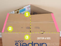 To use the box, put the item/s to be shipped inside making sure that they are properly packaged to prevent breakage. Turn A Plain Cardboard Box Into A Super Cool Playhouse With This Easy Diy Sheknows