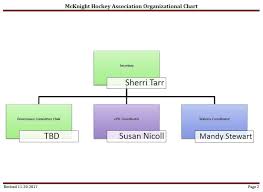 organizational chart mcknight hockey association