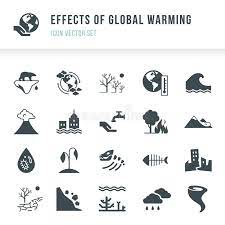 Choose from 550000+ climate change icon graphic resources and download in the form of png, eps, ai or psd. Set Of Global Warming Icons Natural Disasters Caused By Climate Change Stock Vector Illustration Of Emergency Acidification 142635993