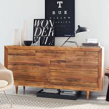 Wide wooden eight drawer dresser unfinished chest of drawers solid pine wood fully assembled kids bedroom. Alexa Reclaimed Wood 7 Drawer Dresser Honey